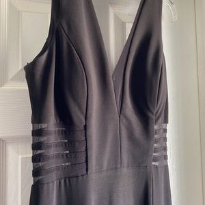 Black floor length formal dress